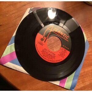 Bette Midler 45 RPM Vinyl Record with Sleeve - Boogie Woogie Bugle Boy & Delta D